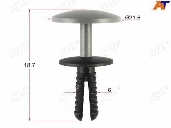 Клипса отделки двери VAG (1 шт.) SAT ST-M11291