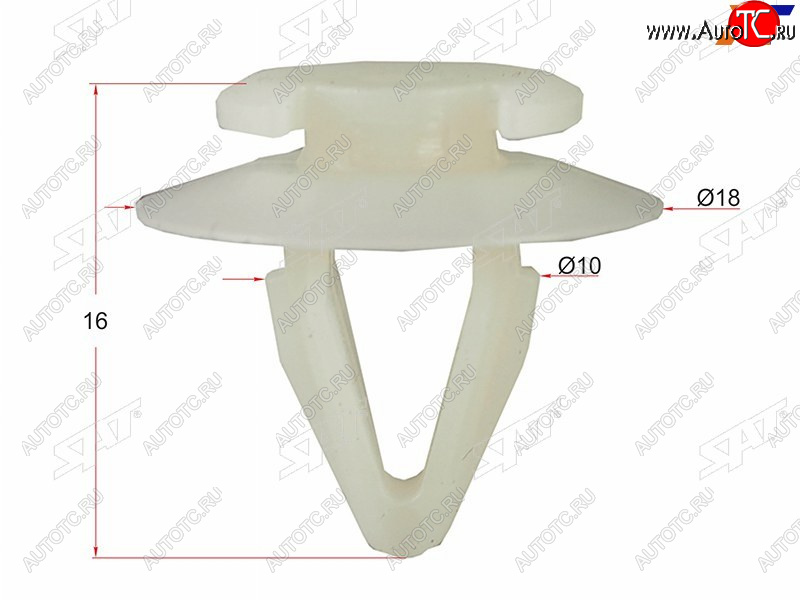 9 р. Клипса обшивки двери VAG (1 шт.) SAT ST-M11278  с доставкой в г. Кемерово