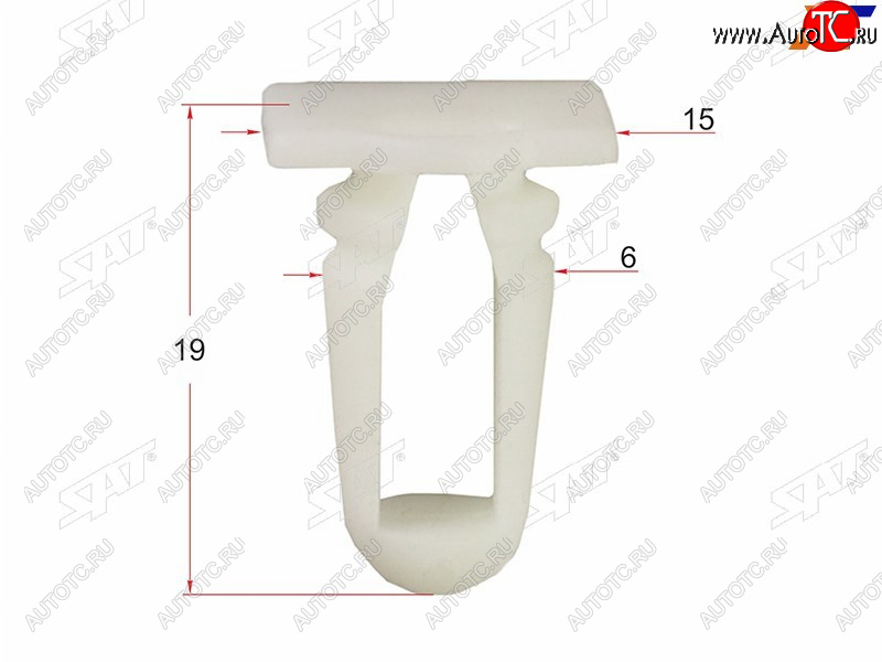 13 р. Клипса молдинга VAG (1 шт.) SAT ST-M11267  с доставкой в г. Кемерово