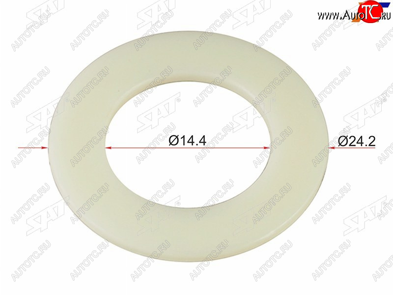 67 р. Шайба пластиковая 14,4x24,2 (1 шт.) SAT ST-M11398  с доставкой в г. Кемерово