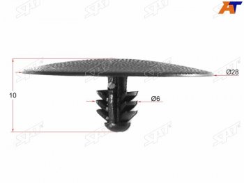 Клипса крепления обшивки капота NISSAN SENTRA (1 шт.) SAT ST-M11829