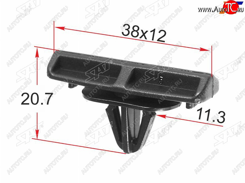 32 р. Клипса молдинга кузова JEEPLAND ROVER (1 шт.) SAT ST-M12214  с доставкой в г. Кемерово