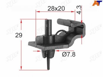 Клипса обшивки двери VAG (1 шт.) SAT ST-M12259