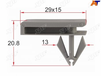 Клипса молдинга кузова GM (1 шт.) SAT ST-M12281