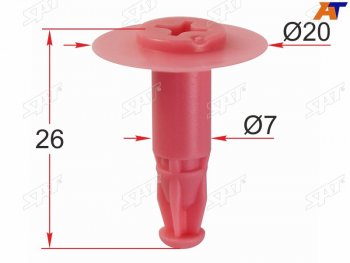 Клипса крепежная TOYOTALEXUS (1 шт.) SAT ST-M12275