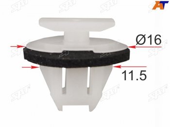 Клипса молдинга кузова NISSAN (1 шт.)                                                                SAT ST-M12355