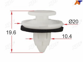 Клипса обшивки двери HONDA (1 шт.) SAT ST-M12347