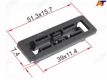 Клипса обшивки кузова JAGUAR (1 шт.) SAT ST-M12378