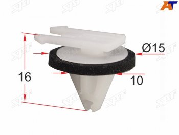 Клипса молдинга крышки багажника FORD (1 шт.) SAT ST-M12439