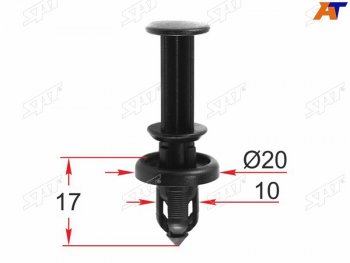 Клипса крепежная HONDA (1 шт.) SAT ST-M12435
