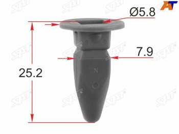 Клипса крепежная VAG (1 шт.) SAT ST-M12467