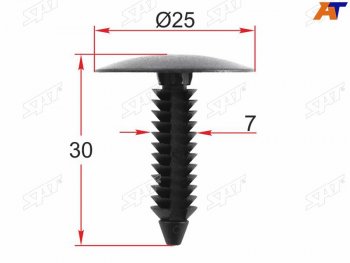 Клипса обшивки кузова VAG (1 шт.) SAT ST-M12466