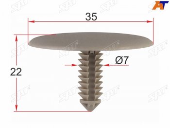 Клипса обшивки кузова CHRYSLER (1 шт.)                                                               SAT ST-M12481