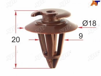 Клипса обшивки кузова VAG (1 шт.)                                                                    SAT ST-M12479