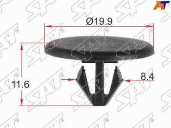 Клипса обшивки кузова CITROENPEUGEOT (1 шт.) SAT ST-M12519