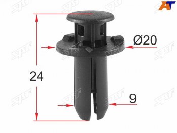 Клипса крепежная HONDA (1 шт.) SAT ST-M12514