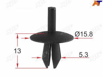 Клипса крепежная GMOPEL (1 шт.) SAT ST-M12532