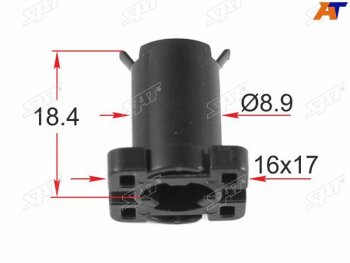 Клипса крепления молдинга LAND ROVER (1 шт.) SAT ST-M12556