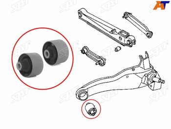 589 р. Сайлентблок Mitsubishi Lancer 95-01  Outlander 02-09  Airtrek 01-05  Carisma 95-05  Volvo S40 95 SAT ST-MB809262  с доставкой в г. Кемерово. Увеличить фотографию 1