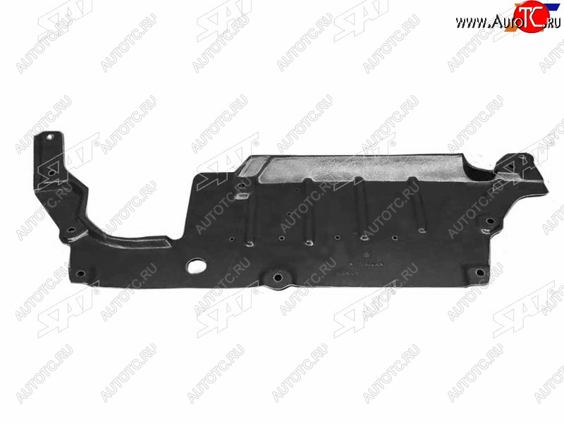1 199 р. Защита двигателя Mitsubishi ASX 10-20  Lancer 07-15  Outlander 05-12 (Задняя часть) SAT ST-MBW5-025-B0  с доставкой в г. Кемерово