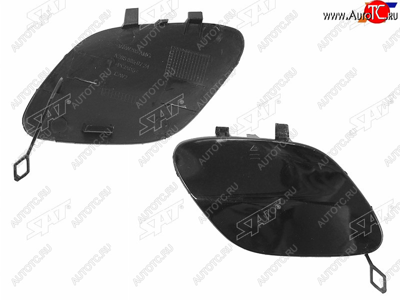 979 р. Заглушка в бампер под крюк RH SAT  Mercedes-Benz C-Class  S205 (2014-2018) дорестайлинг универсал  с доставкой в г. Кемерово