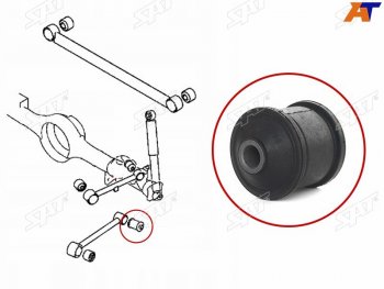 369 р. Сайлентблок Mitsubishi Pajero iO 98-07  Pajero Pinin 98-05 (Справа=Слева) SAT ST-MR223792  с доставкой в г. Кемерово. Увеличить фотографию 3