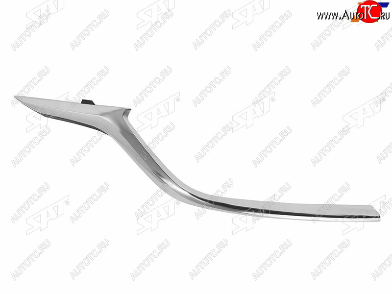 1 639 р. Правый молдинг решетки радиатора SAT Mazda 6 GJ 1-ый рестайлинг седан (2015-2018) (хром)  с доставкой в г. Кемерово