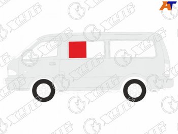 1 059 р. Стекло кузова боковое (не опускное) (Слева Цвет зеленый) Volkswagen Transporter 90-03  Caravelle 9 XYG STN-VAN SF/LH1  с доставкой в г. Кемерово. Увеличить фотографию 1