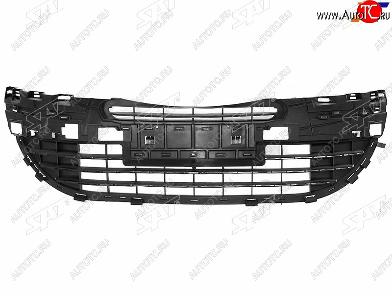 3 099 р. Нижняя решетка переднего бампера SAT  Peugeot 408 (2010-2017)  дорестайлинг  с доставкой в г. Кемерово