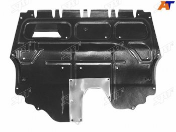 1 799 р. Защита двигателя SKODA RAPID 12-  VW POLO 10-  AUDI A1 11-14 SAT ST-SDR1-025-0  с доставкой в г. Кемерово. Увеличить фотографию 1