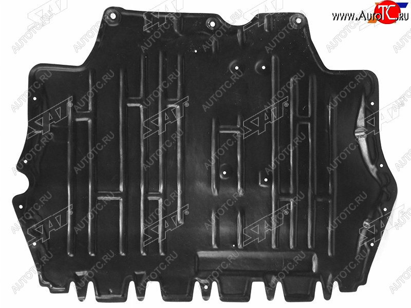 3 499 р. Защита двигателя Volkswagen Jetta 10-19  Passat 10-15  Skoda Superb 08-15  Yeti 09-18 SAT ST-VW27-025-0  с доставкой в г. Кемерово