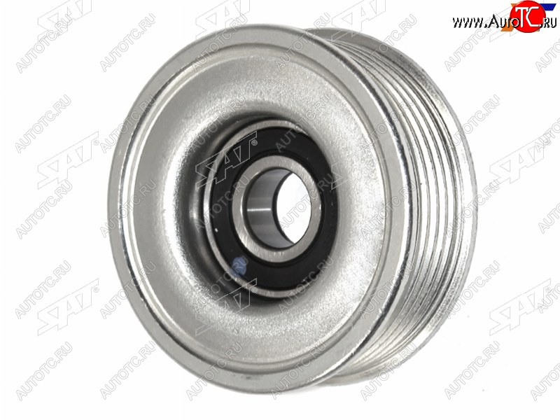 649 р. Ролик приводного ремня натяжной MAZDA 23 2007- (ручейковый) SAT ST-Z601-15-940  с доставкой в г. Кемерово