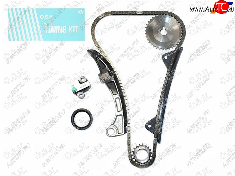 8 999 р. Комплект для замены цепи ГРМ TOYOTA 1KR-FE 05- (на 1NZ не подойдет) OSK T045K  с доставкой в г. Кемерово