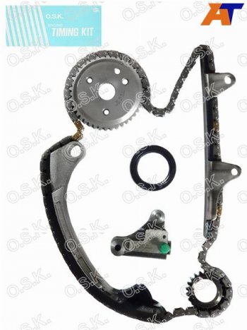 11 299 р. Комплект для замены цепи ГРМ TOYOTA VITZYARIS 1SZ-FE 99- (полный) OSK T035K  с доставкой в г. Кемерово. Увеличить фотографию 2