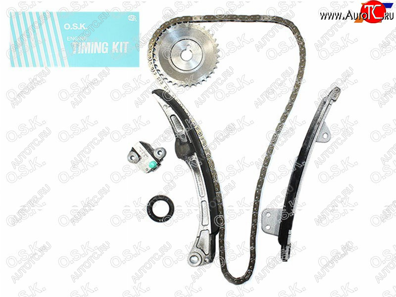 8 999 р. Комплект для замены цепи ГРМ TOYOTA VITZIST 2NZ-FE 99- OSK T028K  с доставкой в г. Кемерово