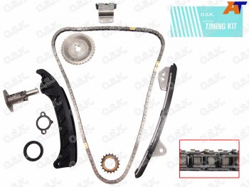 12 449 р. Комплект для замены цепи ГРМ TOYOTA COROLLAALLIONPRIUS 1ZR-FE2ZR-FEFXE 07- OSK T058K  с доставкой в г. Кемерово. Увеличить фотографию 1