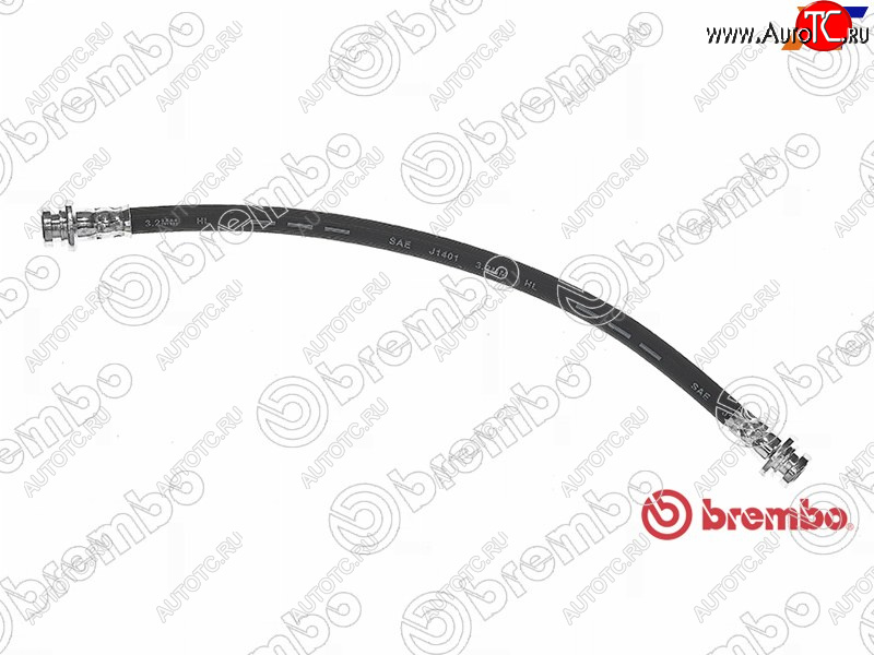 1 029 р. Шланг тормозной задний LH=RH BREMBO  Suzuki SX4 ( GYC21S,  GYA,GYB,  JYB, JYA,  JAB, JYA) (2006-2021) дорестайлинг седан,  рестайлинг, хэтчбэк, хэтчбэк дорестайлинг, хэтчбэк рестайлинг  с доставкой в г. Кемерово