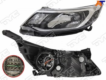 Фара левая (с электрокорректором) TYC KIA Rio  3 QB (2015-2017) рестайлинг седан, рестайлингхэтчбек5дв.
