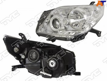Фара левая (галоген, под электрокорректор, Евросвет) TYC Toyota Land Cruiser Prado  J150 (2009-2013) дорестайлинг