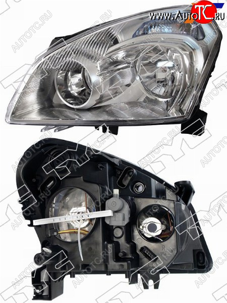 14 999 р. Фара левая (галоген, с электрокорректором) TYC  Nissan Qashqai  1 (2007-2010) дорестайлинг  с доставкой в г. Кемерово