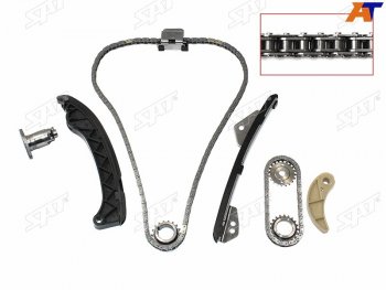 6 649 р. Комплект цепи ГРМ TOYOTA COROLLA,AURIS,RAV4,AVENSIS 1-2ZR-FE SAT TK-TY432-A  с доставкой в г. Кемерово. Увеличить фотографию 1