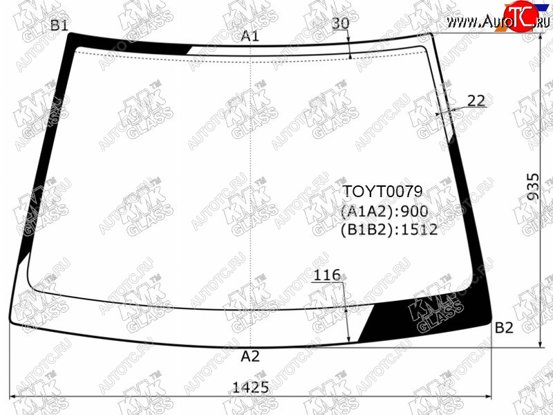 6 499 р. Стекло лобовое Toyota Allion (T240) 01-07  Premio 01-07 KMK TOYT0079  с доставкой в г. Кемерово
