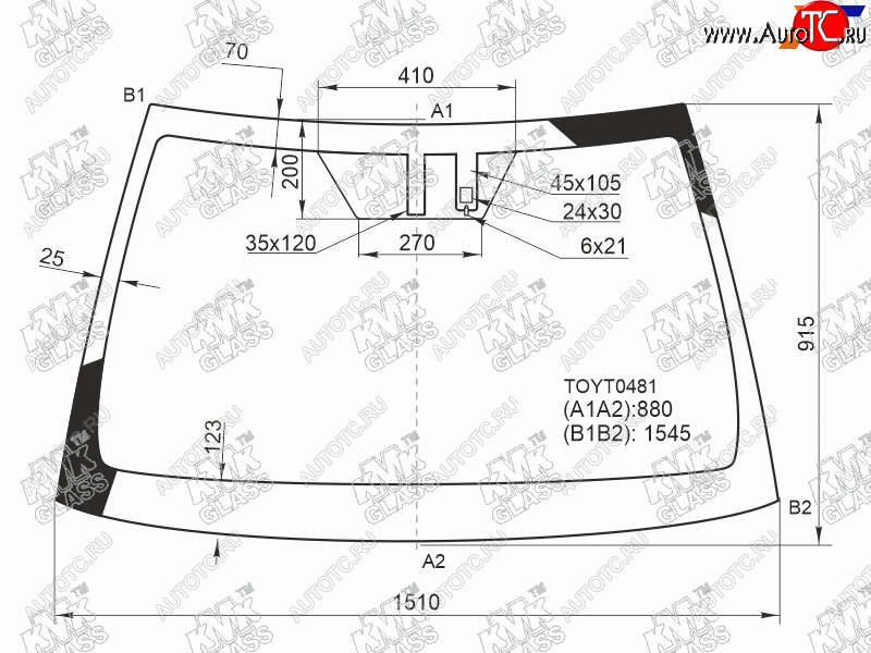 4 999 р. Стекло лобовое (Датчик дождя) Toyota Camry (XV70) 17-21  Camry USA 17-20                            KMK TOYT0481  с доставкой в г. Кемерово