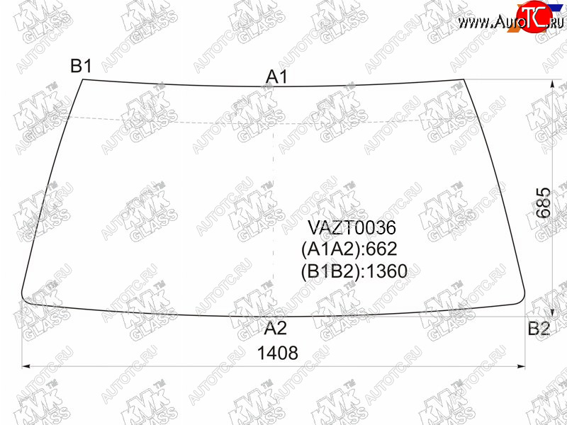 4 199 р. Стекло лобовое LADA 2108 84-04  2109 87-06  21099 90-04  2113 Samara 04-13 KMK VAZT0036  с доставкой в г. Кемерово