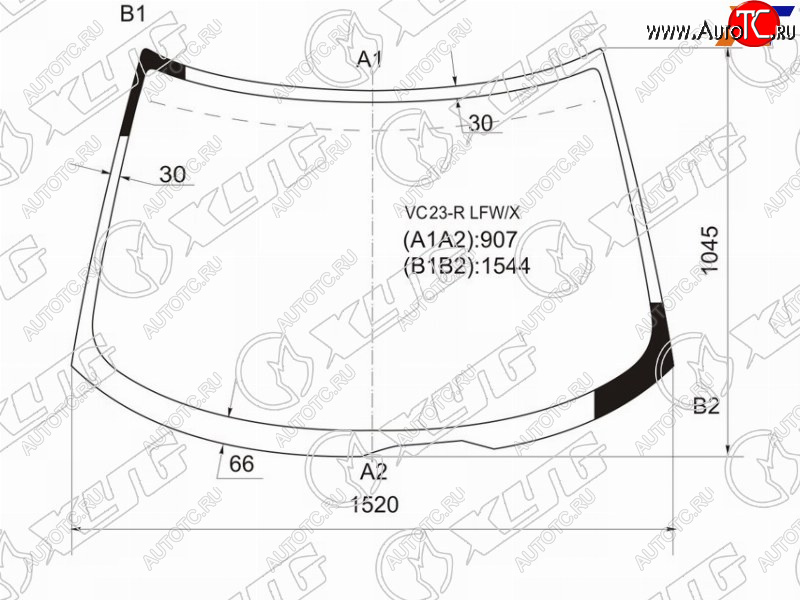 9 199 р. Стекло лобовое Nissan Serena 91-01 XYG VC23-R LFW/X  с доставкой в г. Кемерово