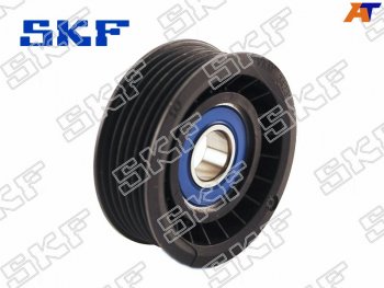 1 389 р. Ролик приводного ремня натяжителя FORD FIESTAFOCUSMAVERICKMONDEOTRANSITMAZDA 35MPV 1,8-2,3 SKF VKM34231  с доставкой в г. Кемерово. Увеличить фотографию 1