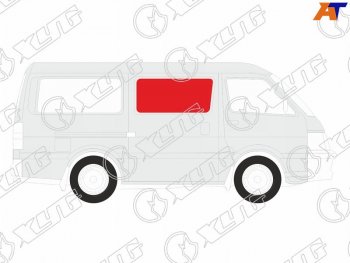 3 699 р. Стекло боковое опускное (Сзади Справа Цвет зеленый) Volkswagen Transporter 03-15  Multivan 03-15 XYG VW-T5 RD/RH/X  с доставкой в г. Кемерово. Увеличить фотографию 1