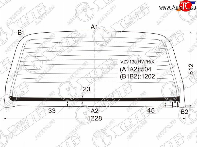 5 999 р. Стекло заднее (Цвет зеленый Обогрев) Great Wall Safe 01-09  Toyota 4Runner 89-95  Hilux Surf 89-9 XYG VZV130 RW/H/X  с доставкой в г. Кемерово