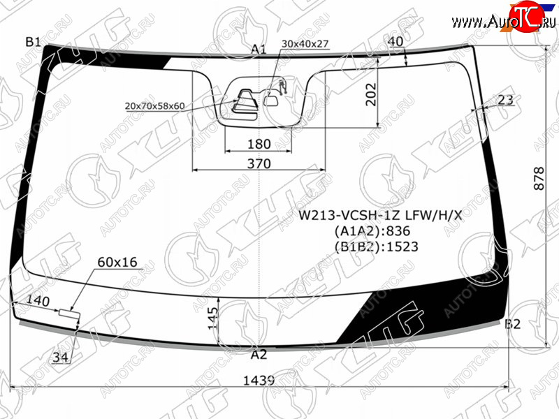 9 299 р. Стекло лобовое + дд + камера MERCEDES-BENZ E-CLASS W213 16-                                          XYG W213-VCSH-1Z LFW/H/X  с доставкой в г. Кемерово