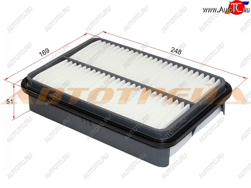 1 089 р. Фильтр воздушный MICRO  Toyota Estima ( XR10,XR20,  AHR10,XR30, XR40,  AHR20,XR50) - ToyoAce ( XZU,  KDY)  с доставкой в г. Кемерово